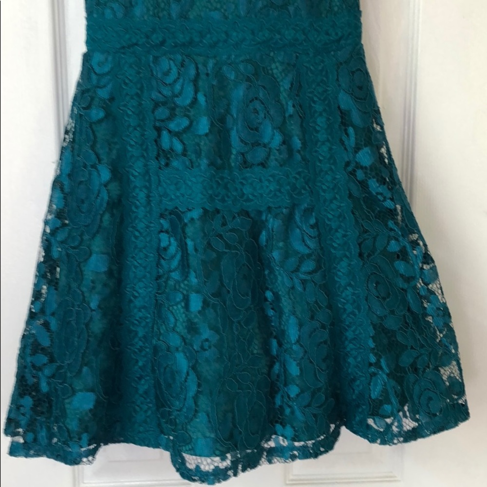 Hunter green youth dress - Picture 3 of 4